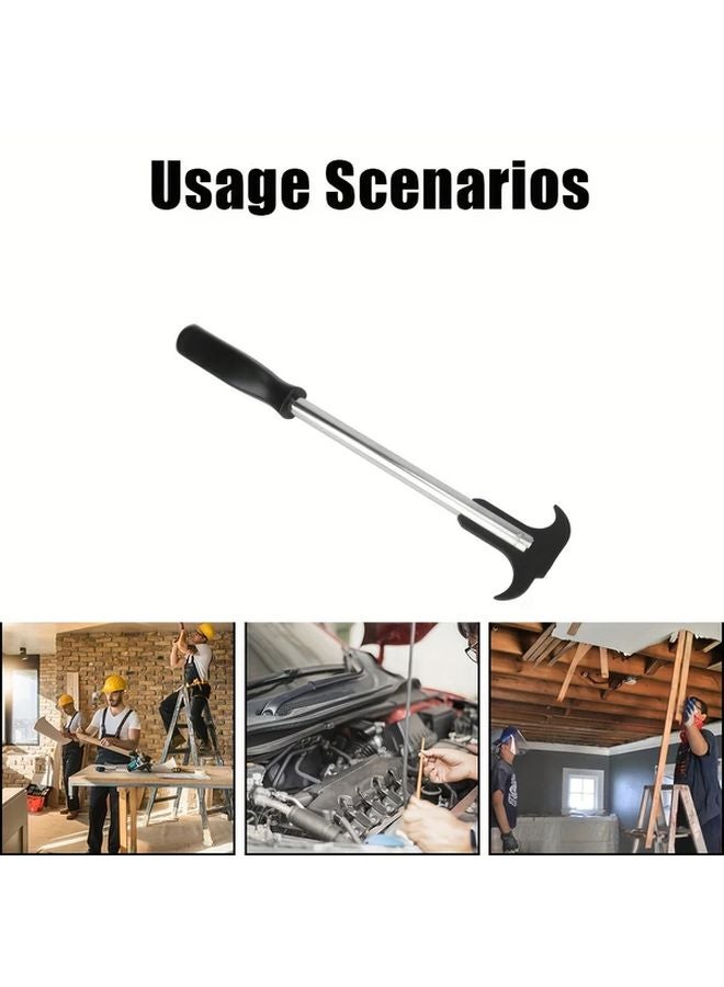 أداة سحب سدادة النفط ذات الرأس المزدوج الأسود، أداة إصلاح السيارات، مفتاح يدوي، مفك براغي - Image 4