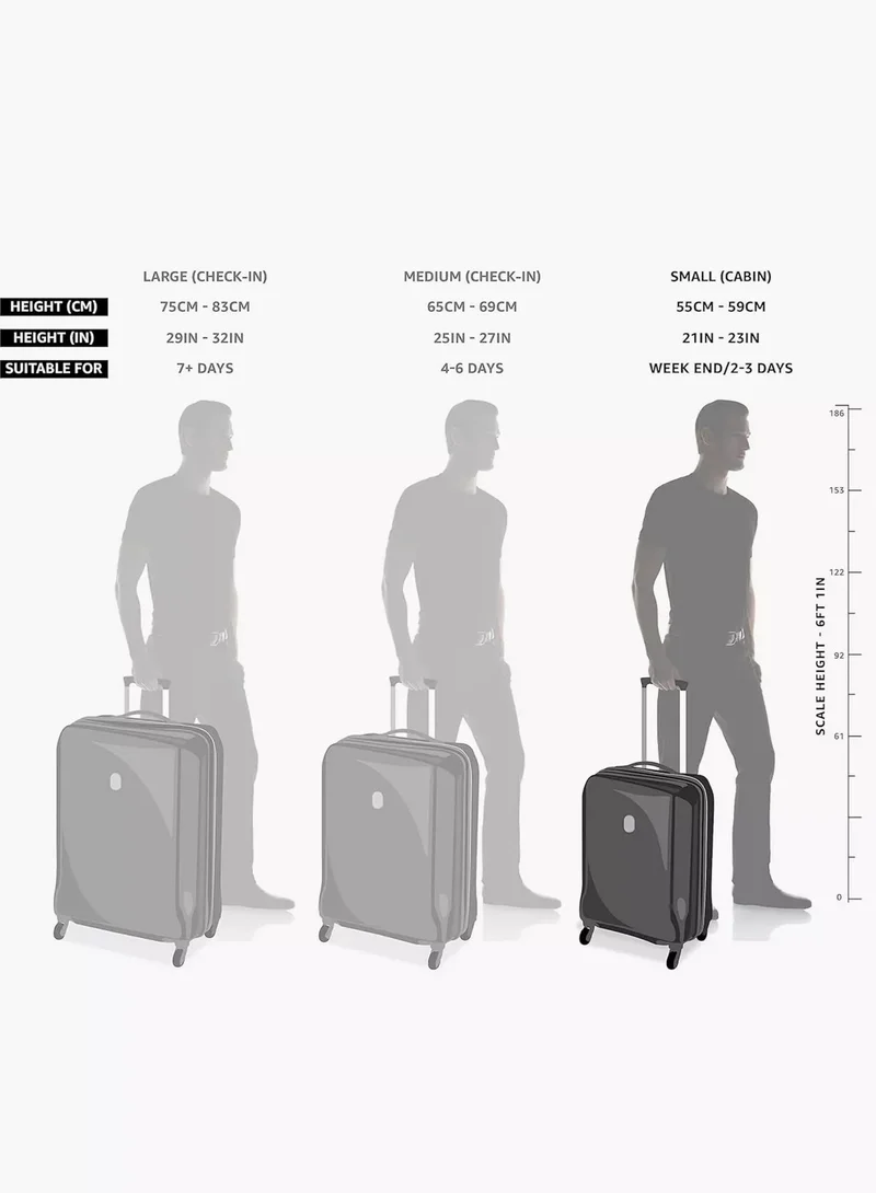 Echolac  Amos Pro 54 Cm Cabin Luggage Trolley - Yellow  | Best Price UAE
