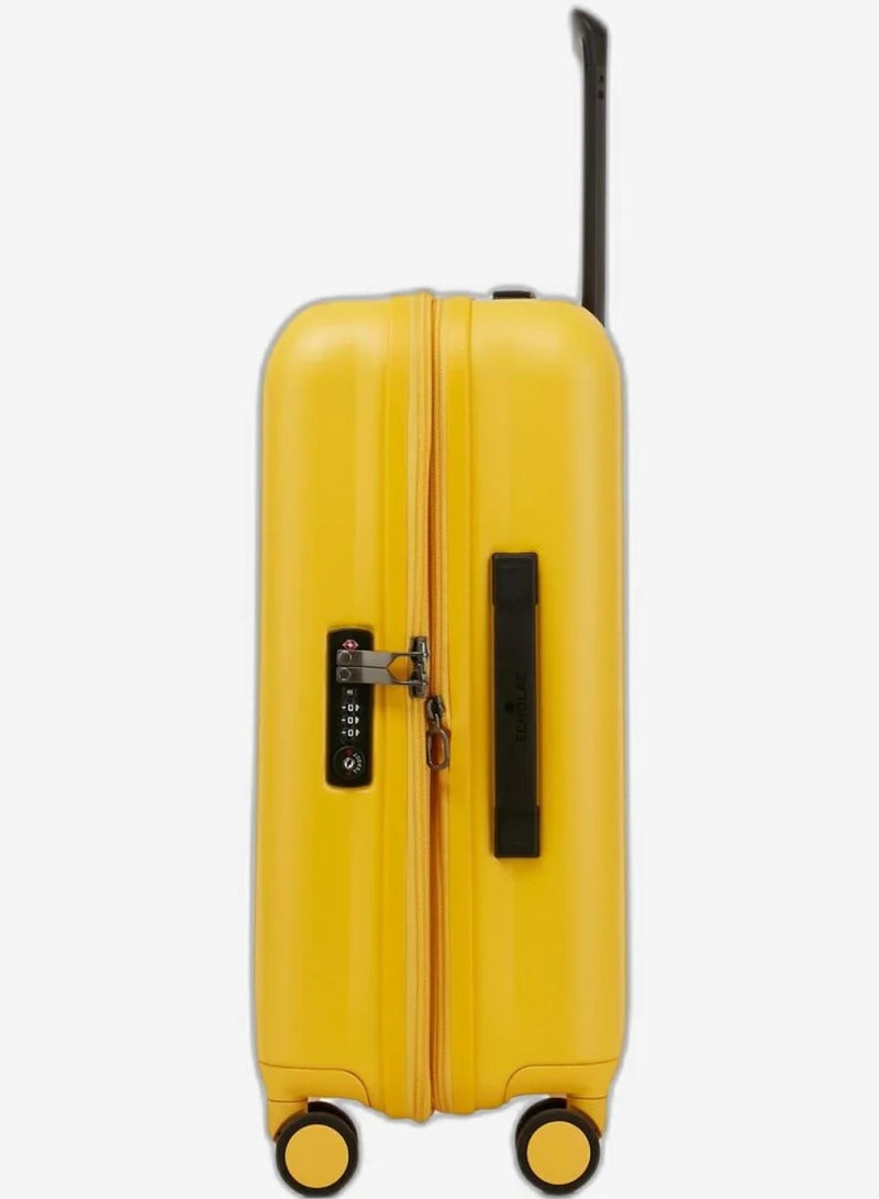 Echolac Amos Pro 54 Cm Cabin Luggage Trolley - Yellow - Image 3