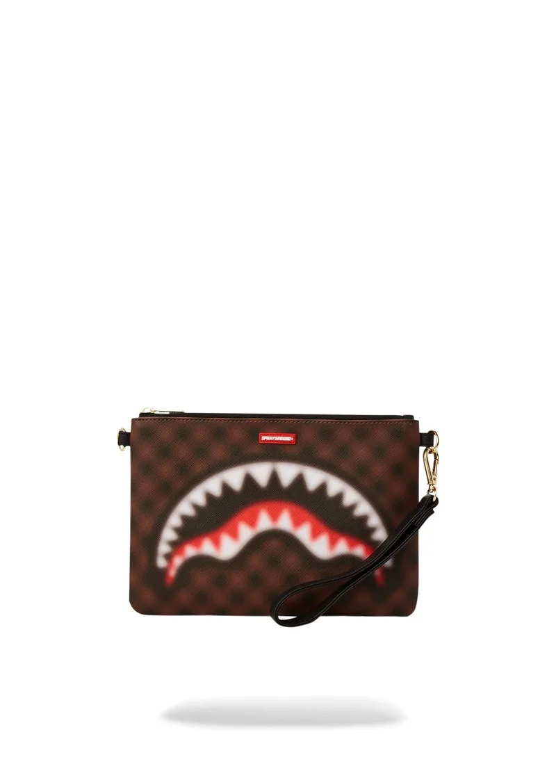 SPRAYGROUND SHARKS IN PARIS BLUR CLUTCH