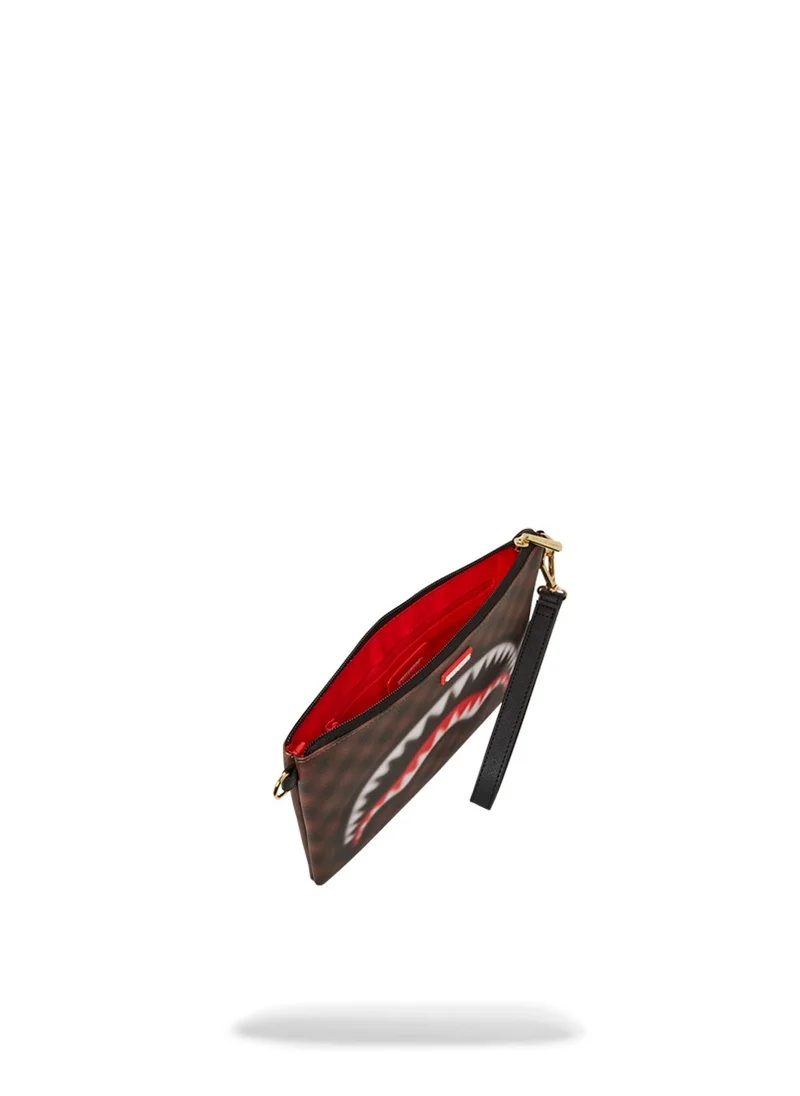 SPRAYGROUND SHARKS IN PARIS BLUR CLUTCH