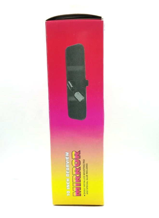 Car Rear View Mirror, 10 inch Wide Angle Rear View Center Mirror to Reduce Night Glare and Blind Spot Effectively - Image 4