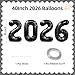 KALOR 42 Inch 2026 Black Foil Mylar Number Balloons 2026 New Years Decorations for 2026 Happy New Year Eve and Graduations Party Supplies - Image 4