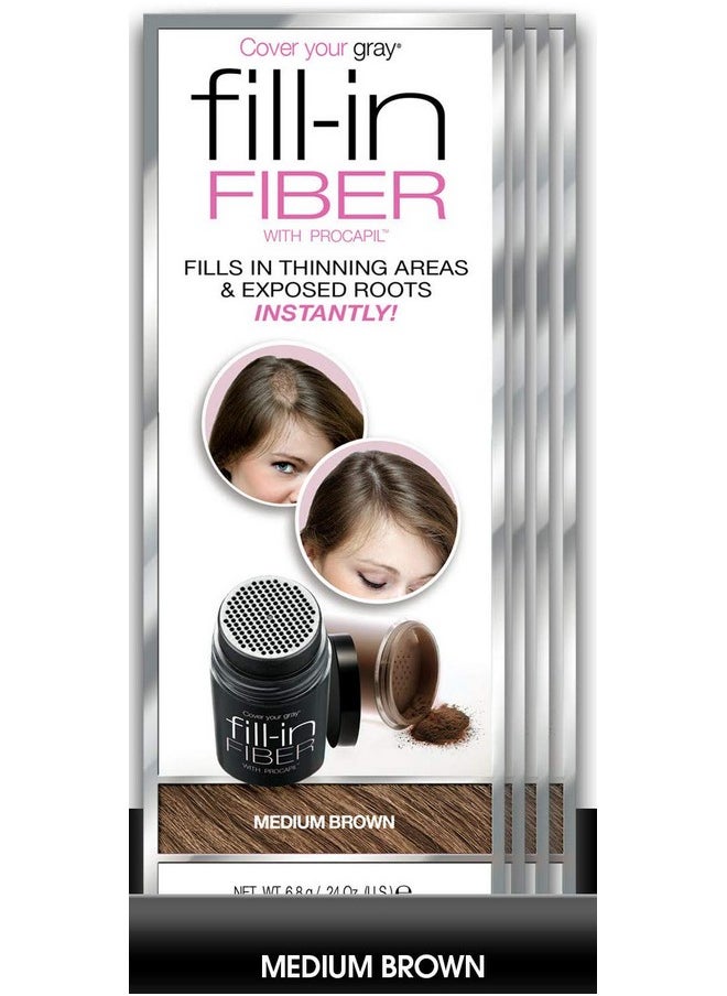 Cover Your Gray Pro Fillin Fibers With Procapil Medium Brown  - Image 2