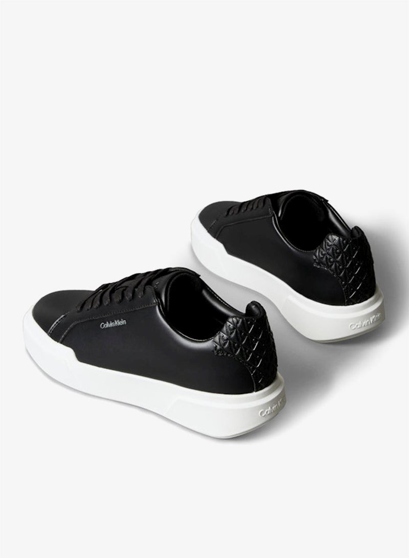 Calvin Klein Jeans CK Avenue - Smooth Leather Logo Trainers - Image 4