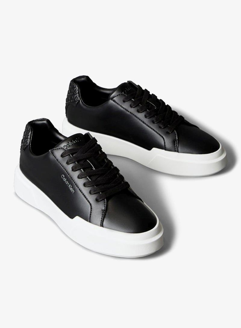 Calvin Klein Jeans CK Avenue - Smooth Leather Logo Trainers - Image 3