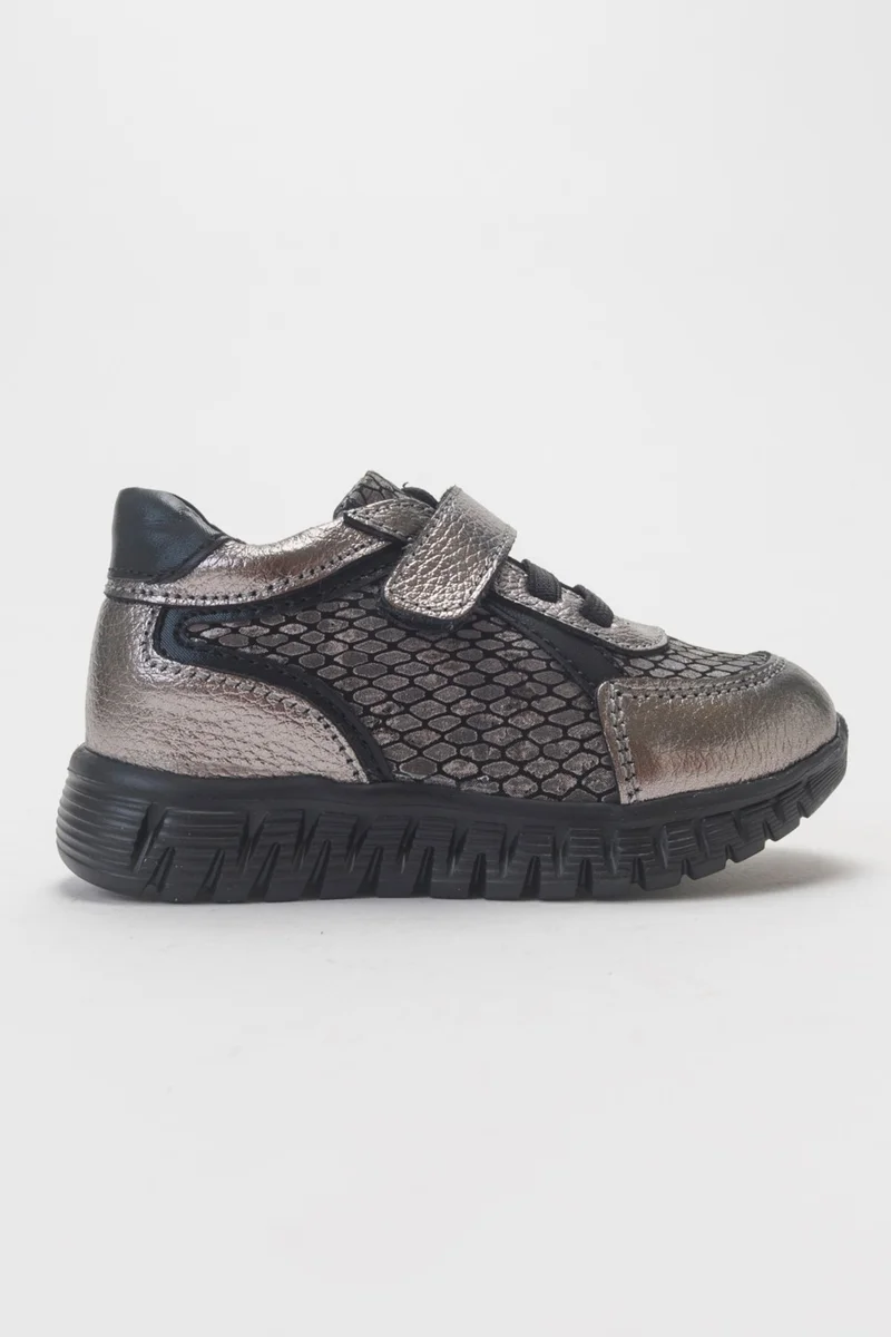 Mnpc Girl Platinum Genuine Leather Daily Children's Shoes