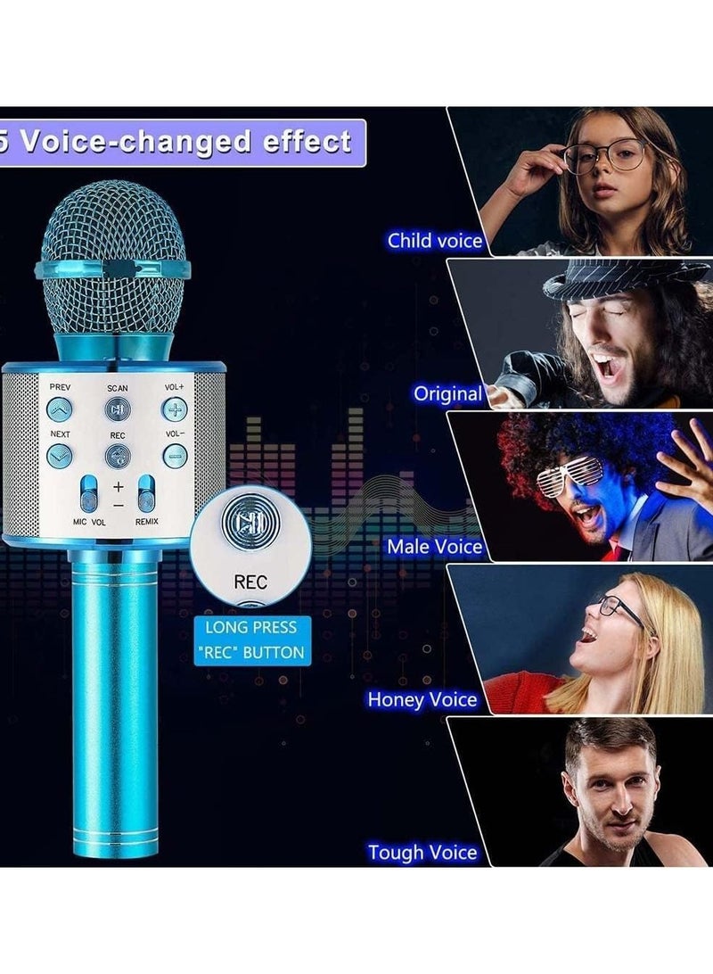 ميكروفون بلوتوث للأطفال هدية عيد ميلاد ألعاب للأعمار 3 4 5 6 7 8 9 10 بنات أولاد ميكروفون كاريوكي لاسلكي هدايا للأطفال الصغار - Image 2
