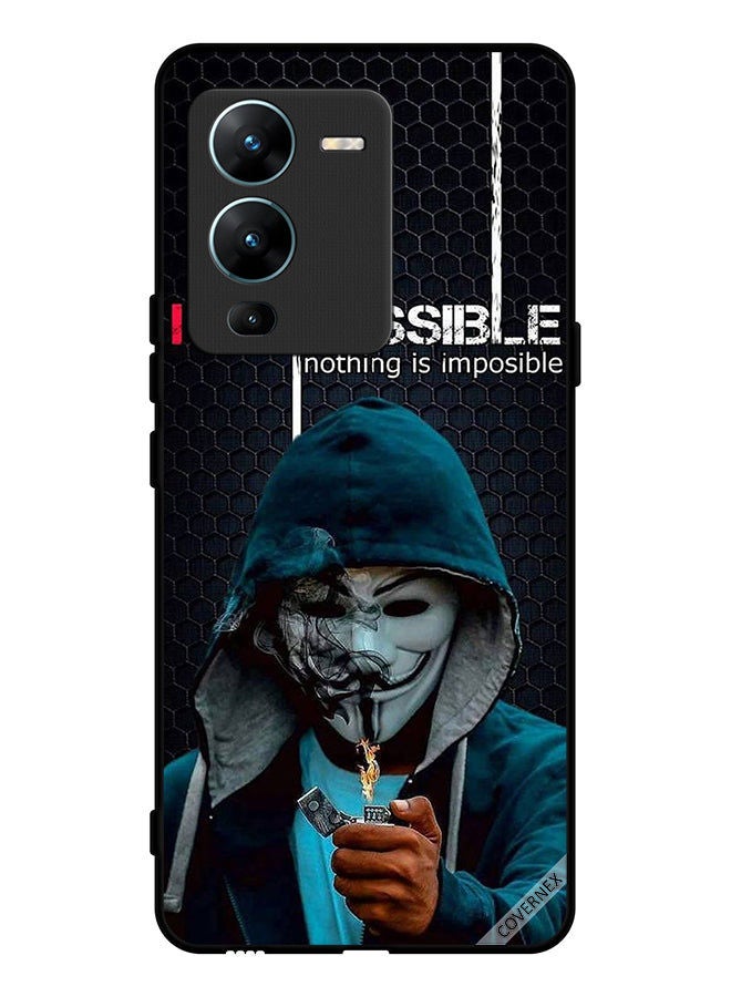 Covernex Protective Case Cover For vivo V25 Pro I Am Possible Nothing Is Impossible Wallpaper - Image 1