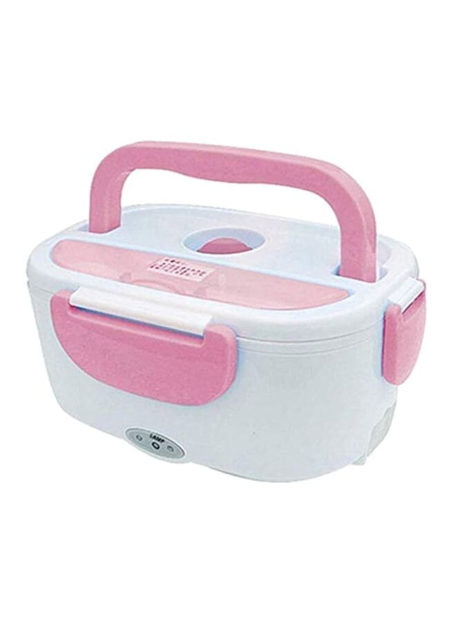 IAF Lunch Box White/Pink 22X15X10Centimeter