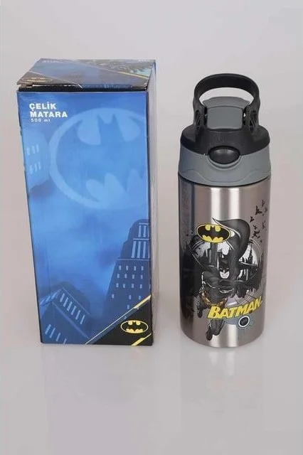 Masho Trend 500 ml Batman Water Bottle Steel Water Bottle Steel Water Bottle Kids Water Bottle Kids Steel Water Bottle Batman Water Bottle