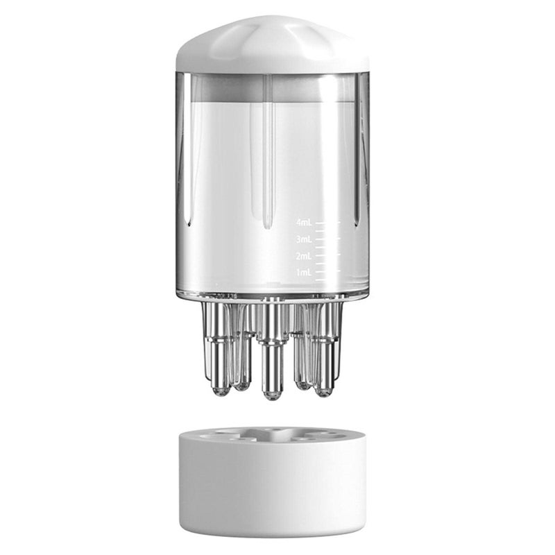 Balana Scalp Applicator Comb Oil Applicator Bottle Hair Oil Applicator for Medicine Scalp Head Fluid Comb Essential Oil Thick Thin Mini Head MassagerColorWhite