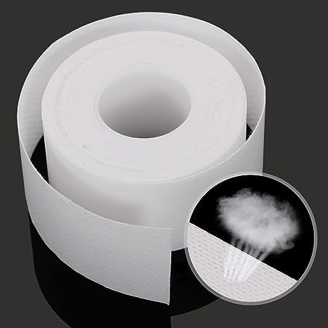 POPLEY 2 Rolls Sweat Pads Collar Protectors For Mens Shirts Hat Sweat Protector Sweat Pads Hat Cleaner White Shirt Neck Collar Protector Tape - Image 1