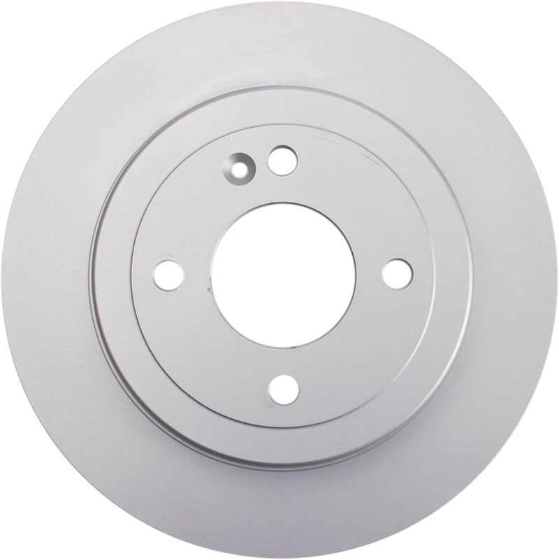 TRQ Brake Rotors Set 2 Piece Premium G-Coated Smooth Rear Driver & Passenger Side Compatible with 2012-2022 Hyundai Accent 2012-2020 Kia Rio - Image 4