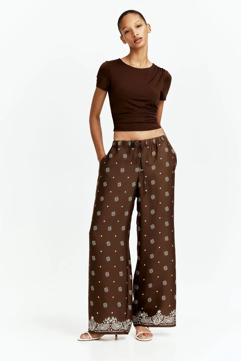 H&M Wide drawstring trousers