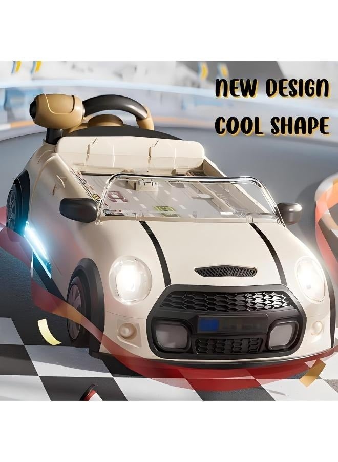 Simulated Racing Toy Steering Wheel Toy Interesting Racing Game Toy For Kids Interactive Racing Car Simulator Toy  Simulated Driving Car Racing Games Avoid Obstacles Racing Car Cool Steering Wheel Toy With Light And Sound Effect Gifts For Kids Boys Girls  - Image 5