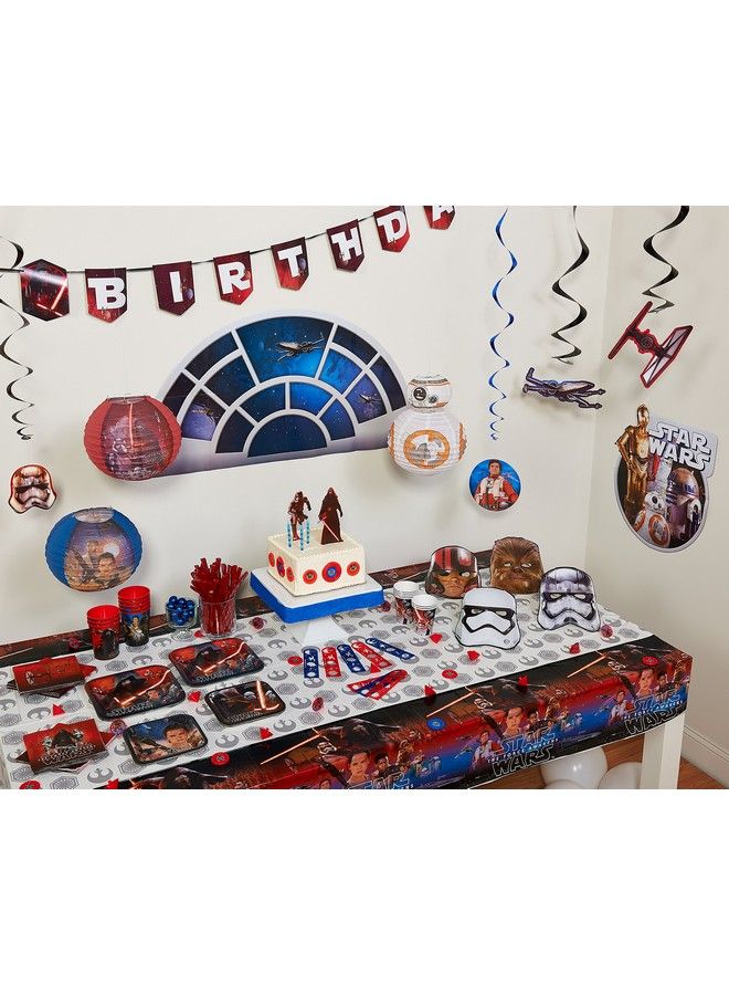 Amscan 541506.99 Star Wars™ Episode Vii Assorted Square Plates 7" 8 Pcs Party Favor - Image 5