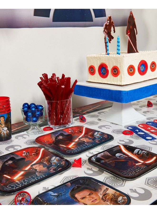 Amscan 541506.99 Star Wars™ Episode Vii Assorted Square Plates 7" 8 Pcs Party Favor - Image 4