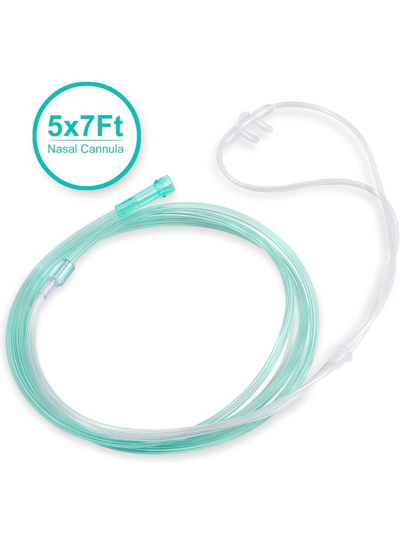 Bromed Oxygen Nasal Cannula Adult 5PCS | Soft Comfortable Oxygen Tubing for Adult Respiratory Care - Image 2