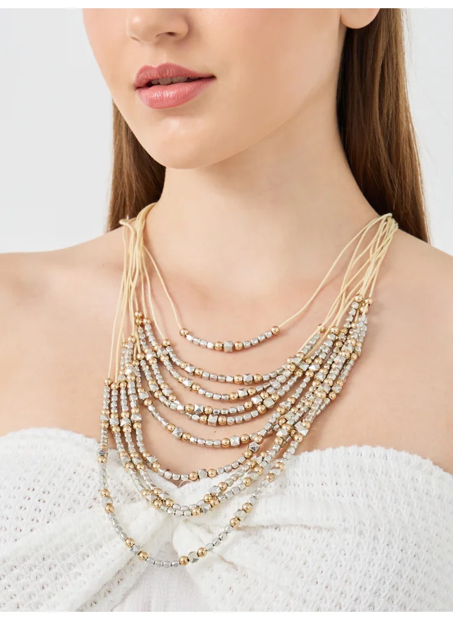 ستايلي Styli Beaded Layered Necklace