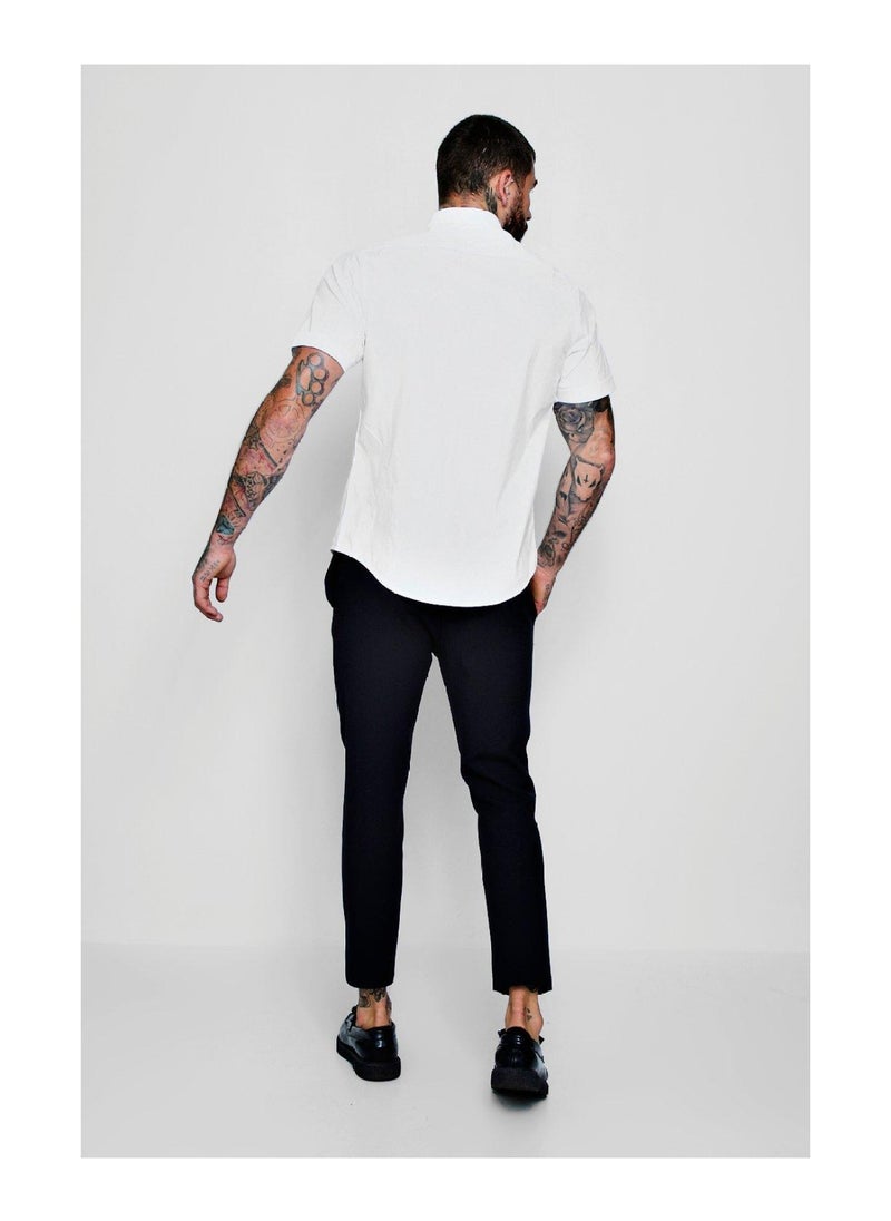boohooman - Skinny Plain Smart Jogger Trouser - Image 1