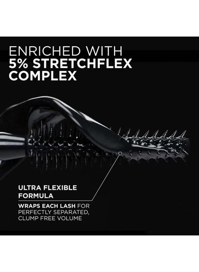 PANORAMA Volumizing & Lengthening Mascara - Natural Curl, Smudge-Proof & Waterproof, Fast-Drying Formula, Long-Lasting Intense Black - 8ml - Image 3