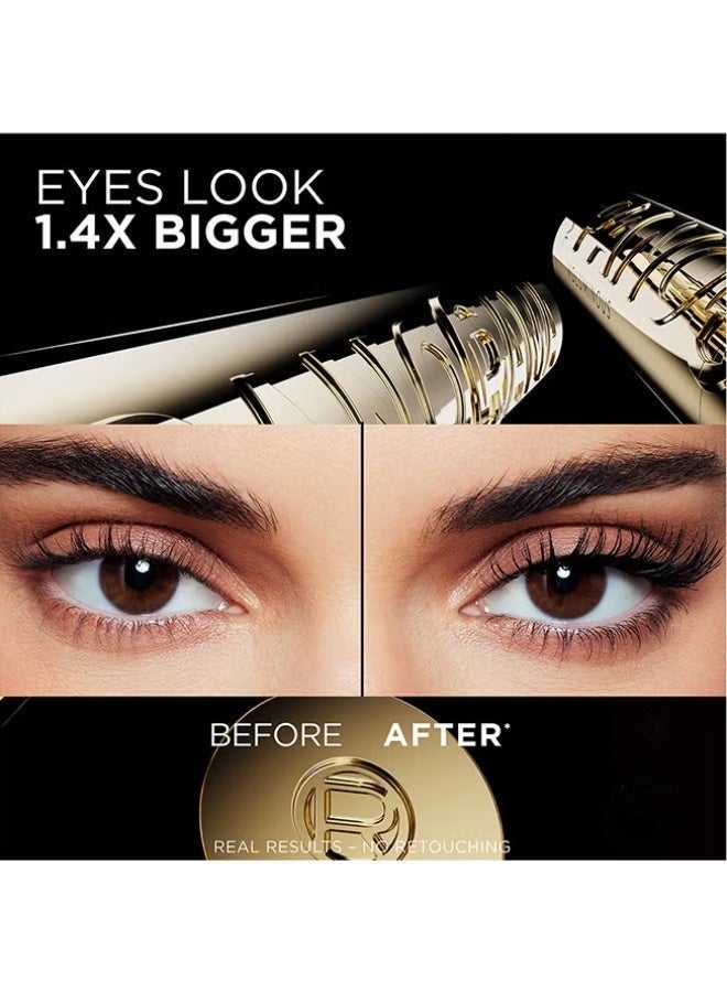 PANORAMA Volumizing & Lengthening Mascara - Natural Curl, Smudge-Proof & Waterproof, Fast-Drying Formula, Long-Lasting Intense Black - 8ml - Image 5