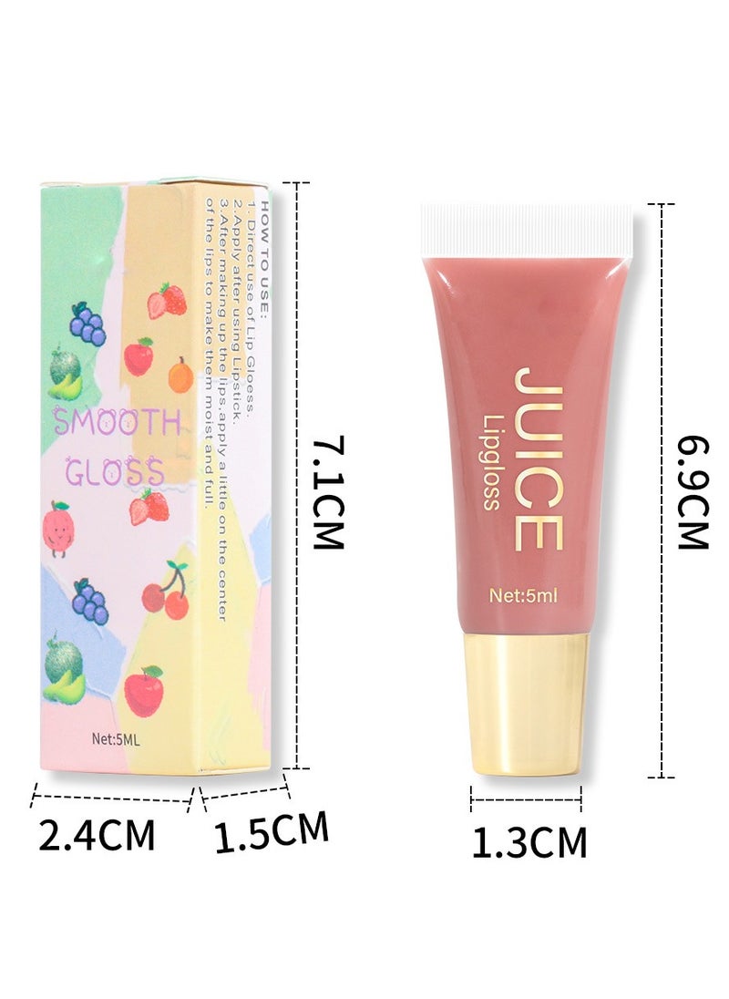 Mei Lifestyle - Smooth Gloss Juice Lip Gloss Hydrating Lip Gloss Infused with Delicious Fruit Flavors - 5 ml - Image 1