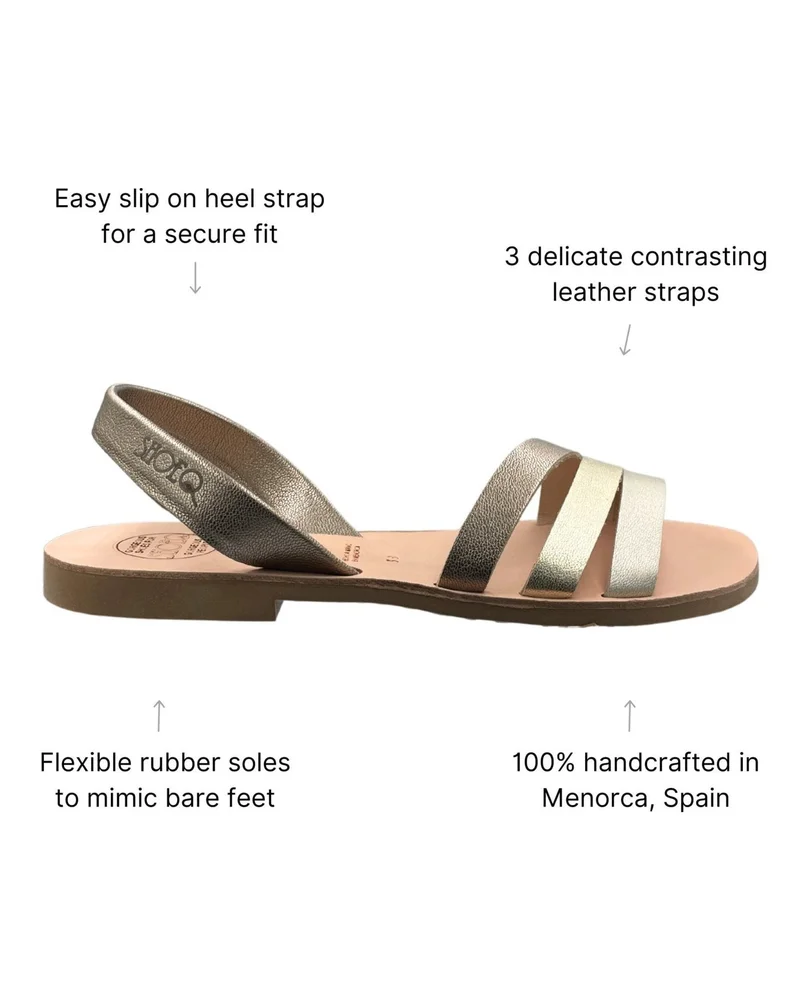 SHOEQ Bronze Sunkissed Avarca for Women | Best Price UAE