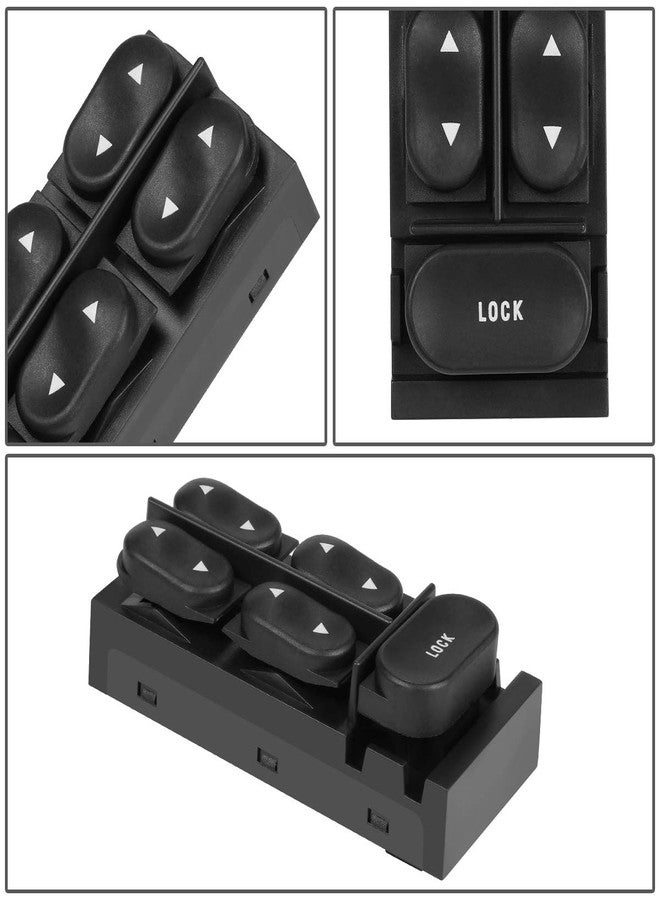 Auto Dynasty OE Style Driver Side Door Master Power Window Control Switch Compatible with Mustang Convertible Escort Tracer 94-04 - Image 4