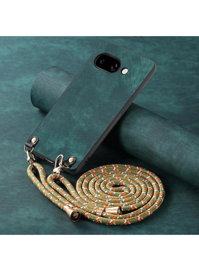 اس-توب جراب لهاتف Google Pixel 9a مصنوع من الجلد العتيق مع حزام كتف - Image 4