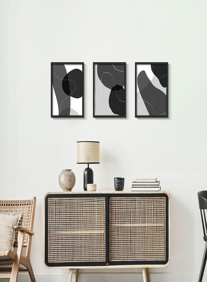 Picrit مجموعة إطارات صور Picrit مقاس 8x10 بوصة، 12 إطارًا، إطارات صور جدارية بدون إطار داخلي، عرض صور متعدد لتزيين المنزل، أسود - Image 2