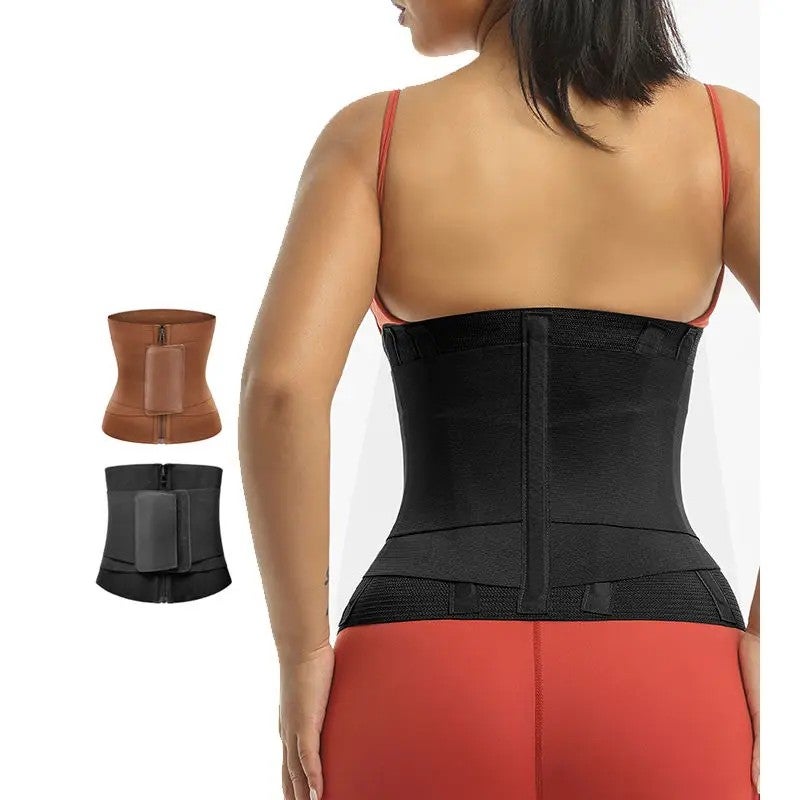 Bluejw Women's Waist Trainer - Weight Loss Body Shaper Corset - Tummy Control Girdle - Workout Waist Trimmer Belt - Cincher - Image 4