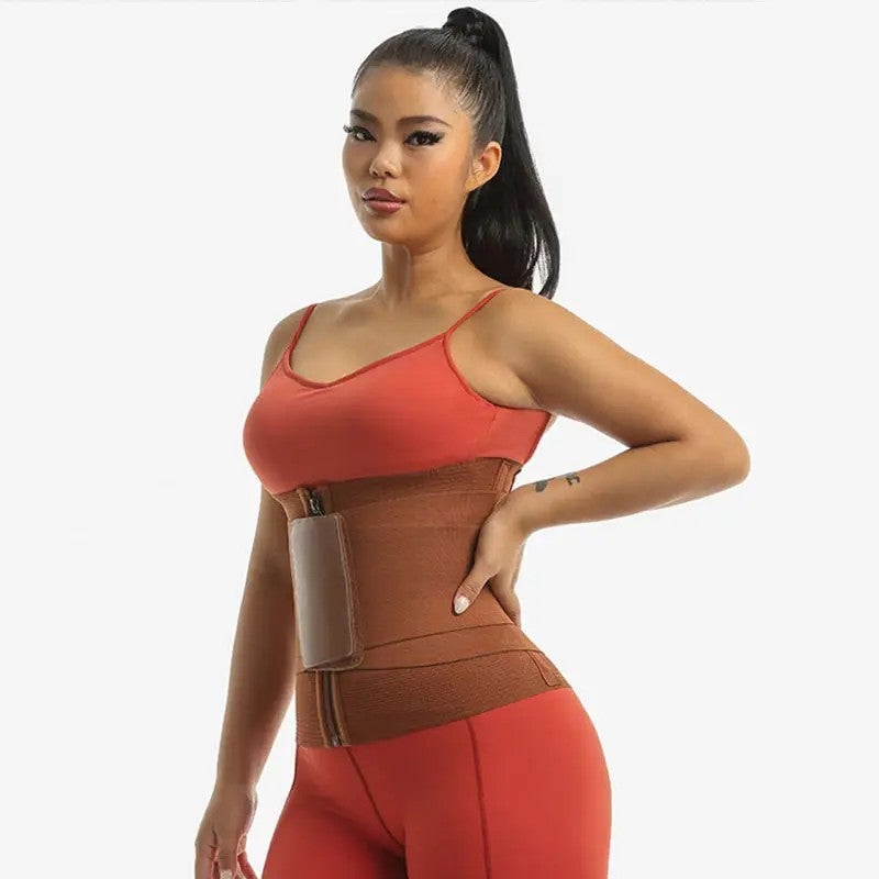 Bluejw Women's Waist Trainer - Weight Loss Body Shaper Corset - Tummy Control Girdle - Workout Waist Trimmer Belt - Cincher - Image 5