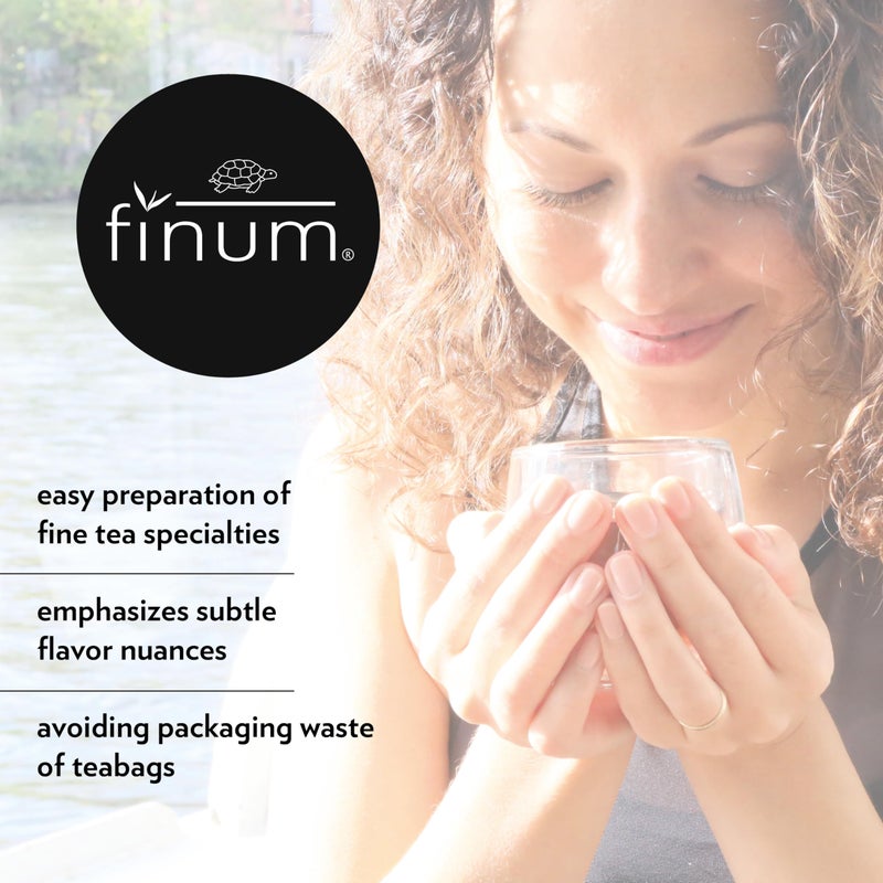 Finum Disposable Paper Tea Filter Bags for Loose Tea, White, Large, 100 Count - Image 4