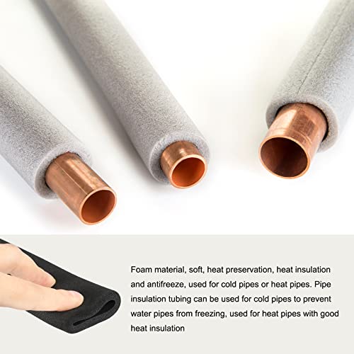 Rebower 1" Pipe Insulation Tubing Heat Preservation Foam Tubing Handle Grips, [for Plumbing Insulation Wrap] - 7.7"/Black - Image 3