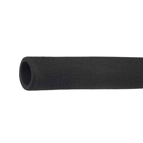 Rebower 1" Pipe Insulation Tubing Heat Preservation Foam Tubing Handle Grips, [for Plumbing Insulation Wrap] - 7.7"/Black - Image 1