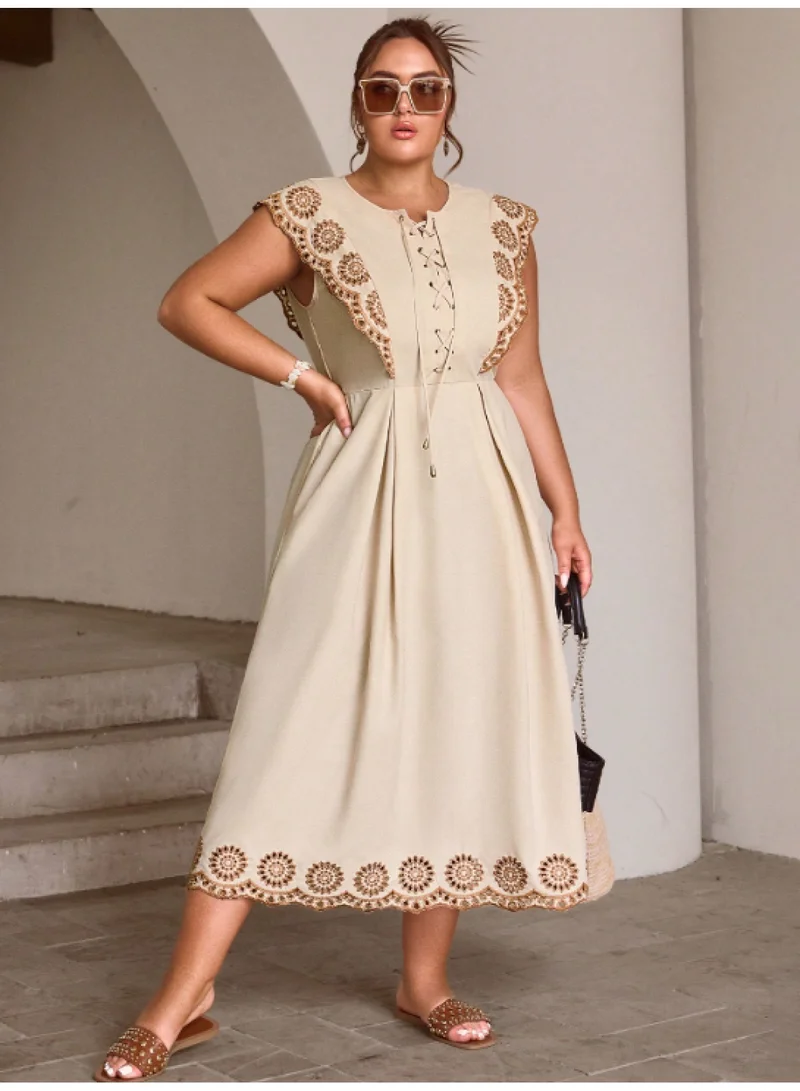 SIMPLEE Elegant Plus Size Maxi Dress for Women , Versatile for Party,Beach,Daily Wear,Spring Summer and Autumn