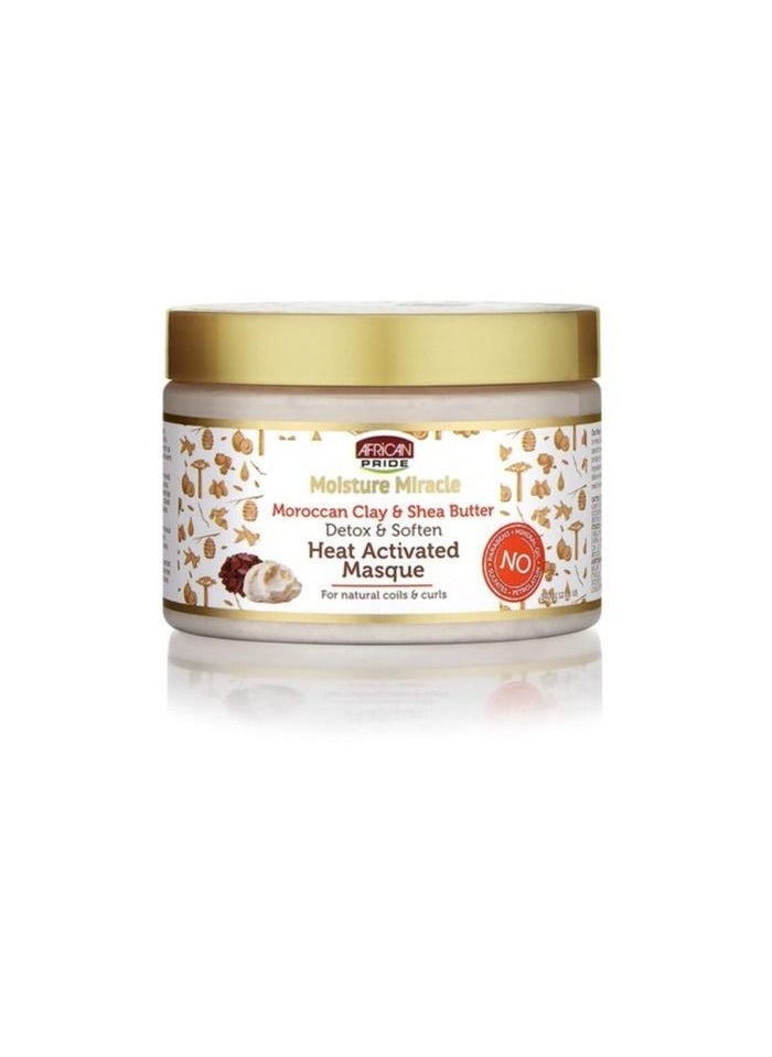 African Pride - Moisture Miracle Moroccan Clay & Shea Moisturize & Define Curling Cream 340g - Image 1