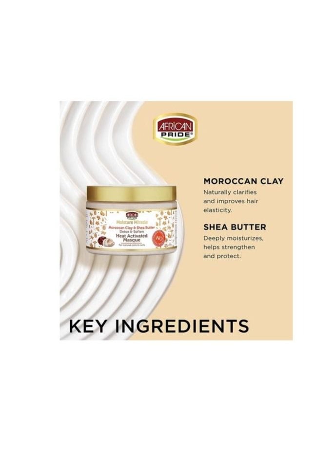 African Pride - Moisture Miracle Moroccan Clay & Shea Moisturize & Define Curling Cream 340g - Image 1
