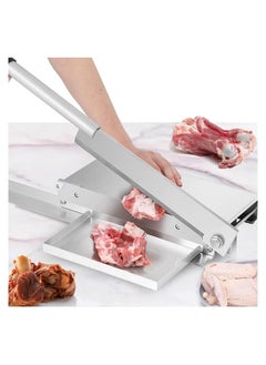 Manual Meat Slicer Commercial Home Stainless Steel Food Slicer for Cutting Frozen Meat Vegetables Bones Home Cooking Use