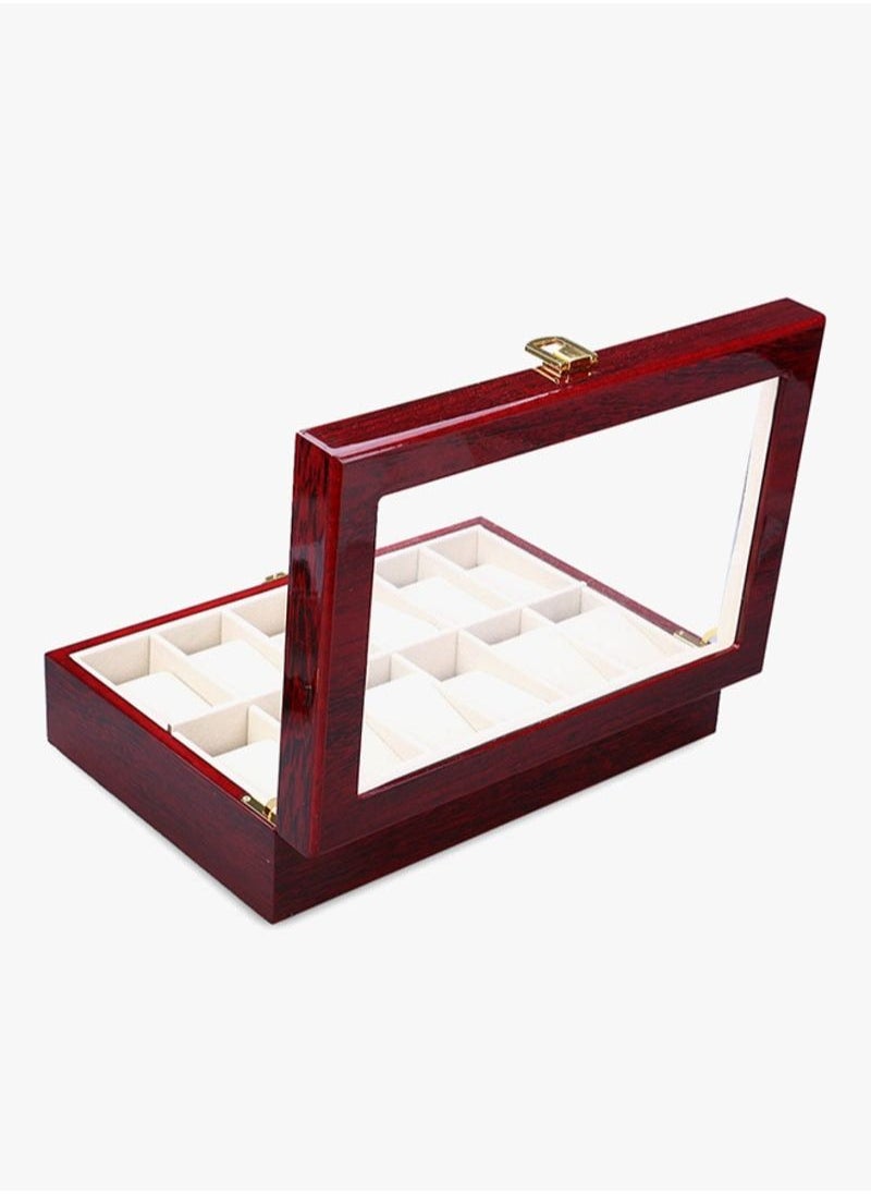 Generic - 12-Slot Watch Display Wooden Box - Image 1