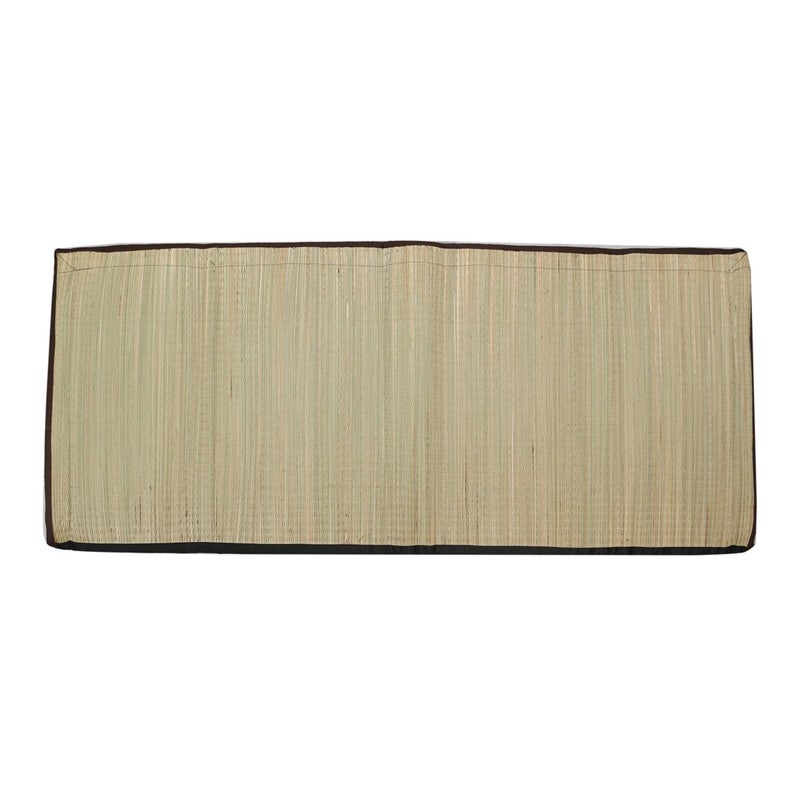 Future Lifestyle Foldable Cushion Mat Korai River Grass 5 X 6 ft Fabric Brown Butter Satin with 18 MM Soft Foam 23 Density Portable Mattress - Image 3
