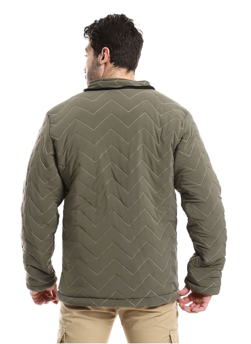 Caesar - Mens Capotene Lining Jacket With Zipper - Image 1