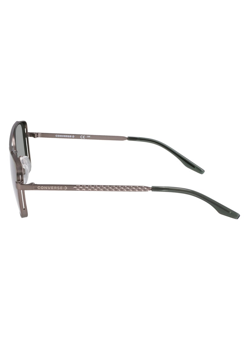 CONVERSE Men's UV Protection Navigator Shape Metal Sunglasses CV106S FOXING II-070-5617 - Lens Size: 56 - Satin Gunmetal/Cv Utility - Image 4