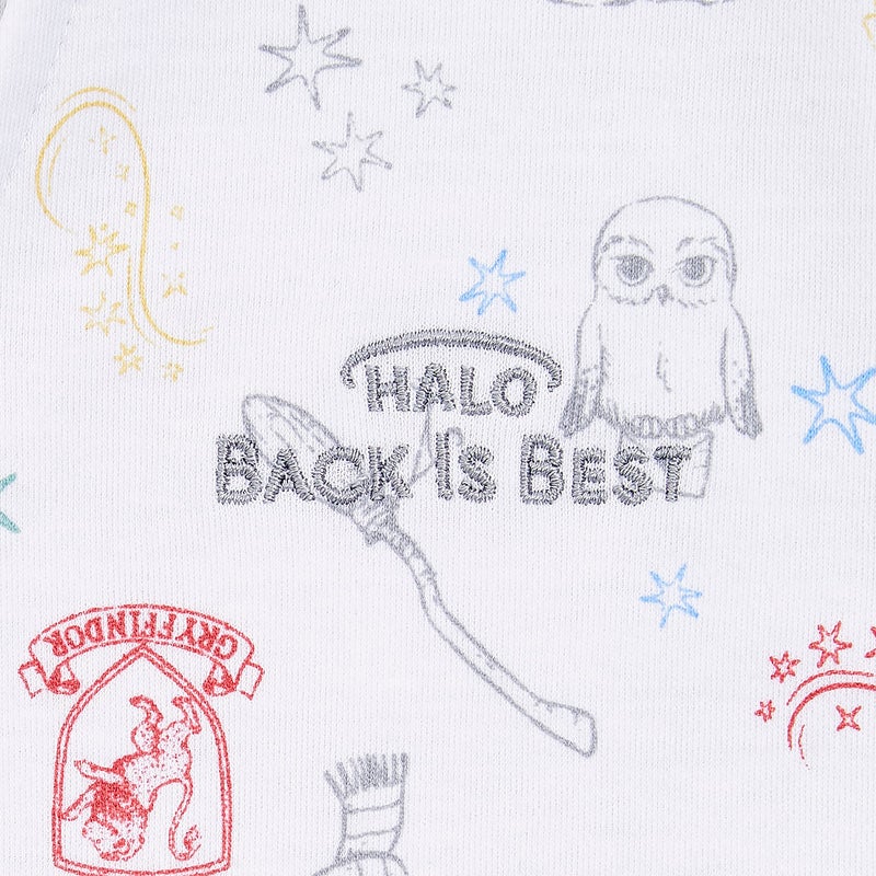 HALO Harry Potter 100% Cotton Sleepsack Swaddle, 3-Way Adjustable Wearable Blanket, TOG 1.5, Harry Potter Enchanted, Small, 3-6 Months - Image 5
