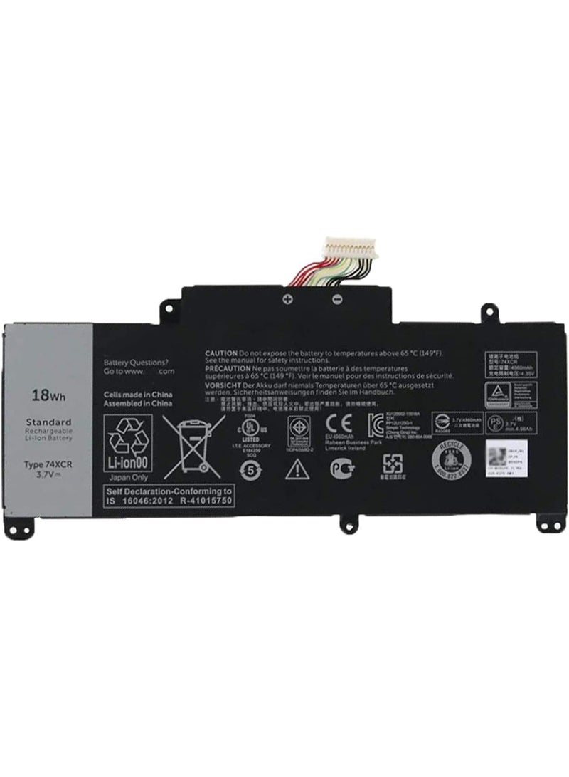 Terabyte 3.7V 18Wh/4960mAh 74XCR Laptop Battery Compatible with DELL Venue 8 Pro 5830 Series Tablet - Image 1