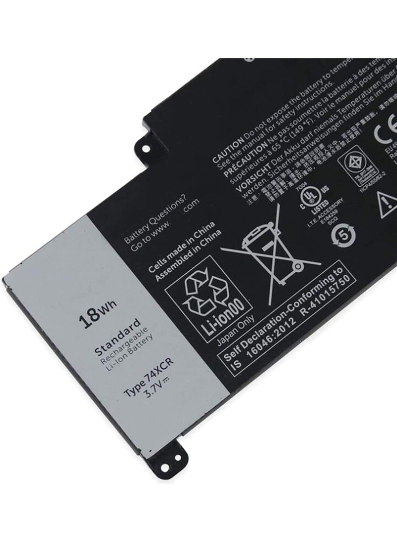 Terabyte 3.7V 18Wh/4960mAh 74XCR Laptop Battery Compatible with DELL Venue 8 Pro 5830 Series Tablet - Image 3