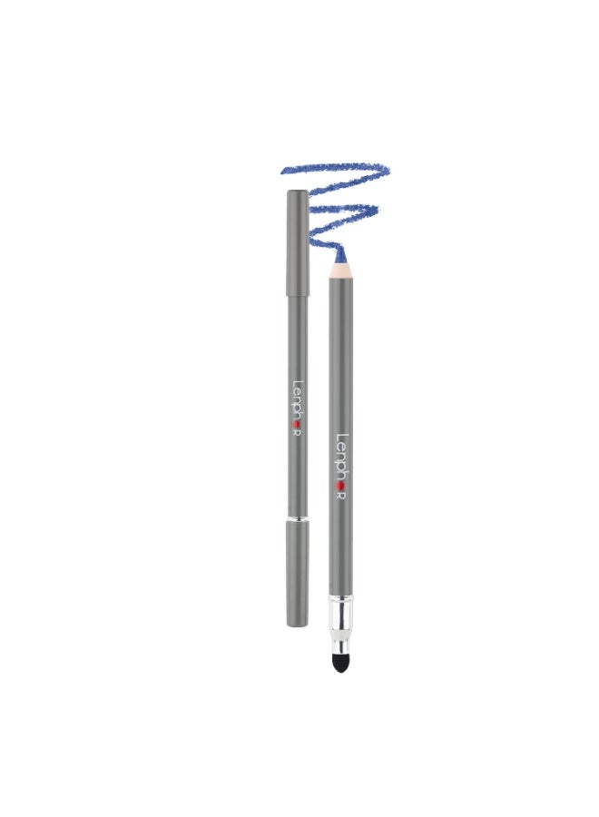 Lenphor Smudge Me Eye Pencil Comes with Eyeliner & Eyeshadow, Long Lasting Eye Makeup Precision Tip for Professional Strokes Intense Look - Tinted Blue - Image 1