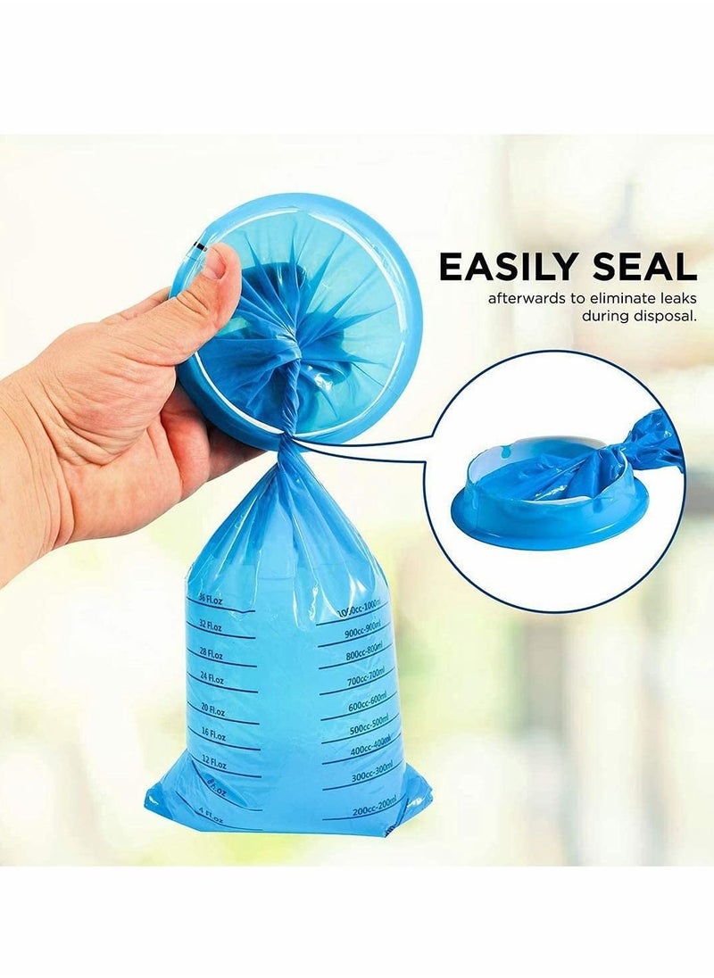 Generic - Sick Bags Vomit Bags Barf Bags, Disposable Emesis Bag, Aircraft & Car Sickness Bag, Nausea Bags for Travel Motion Sickness, Portable, Leakproof and Puncture-Proof 1000 ml 20PCS - Image 1